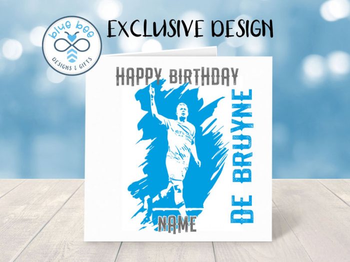 Blue Bee KDB Birthday Card PERSONALISED