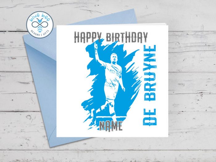 Blue Bee KDB Birthday Card PERSONALISED